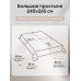 Комплект постельного белья Однотонный Сатин Элитный OCE002